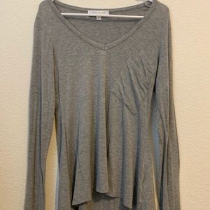 Grey LS Tee